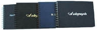custom wirebound autograph books