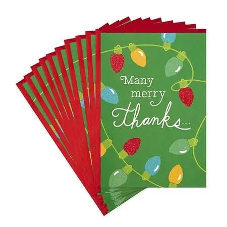 christmas thank you cards