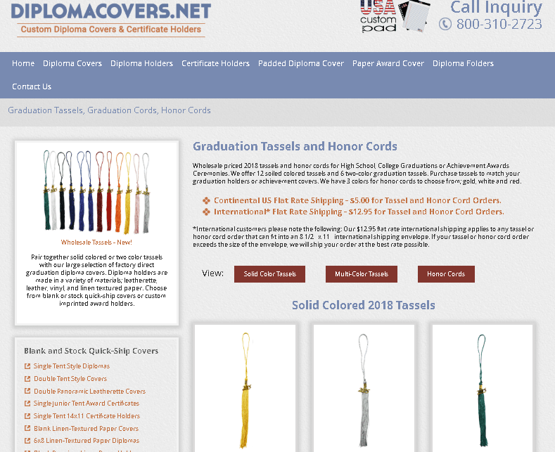 buy graduation tassels from diplomacovers