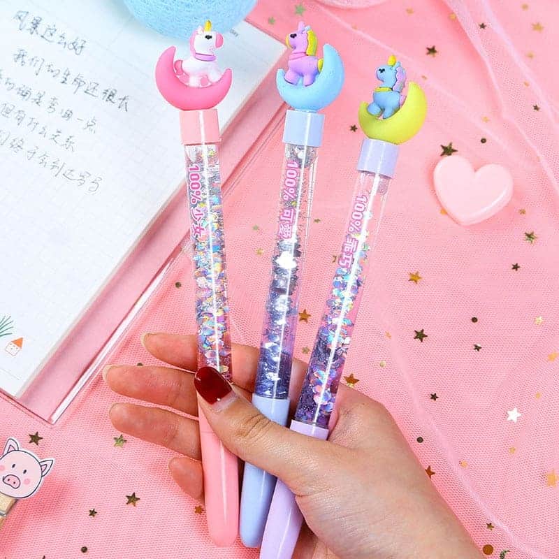 school glitter pen
