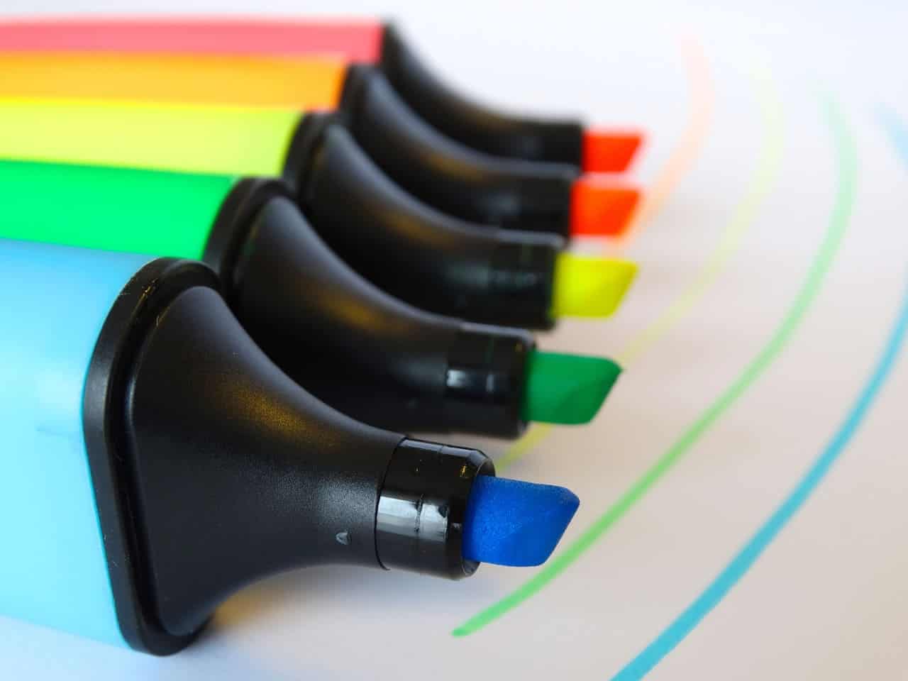 highlighter must have stationery