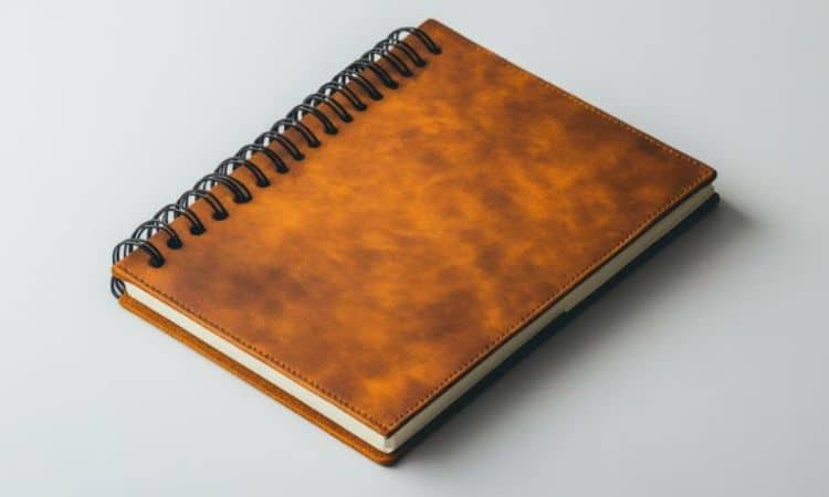 leather notebook cover
