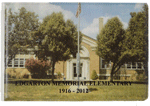 full color image of school on vinyl autograph book