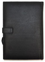 back cover of black leather Forever journal