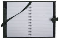 Forever journal with wirebound ruled refill