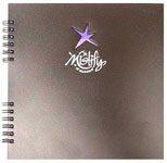 Printed die-cut poly-cover journal