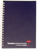 Die stamp on front cover with die-cut with additional inside cover
