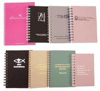 Custom foil stamped journals