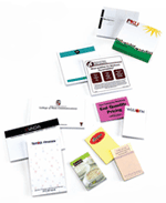Custom printed sticky notepads