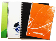 Custom spiral bound journals