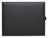black Italian faux leather hardcover sketchbook