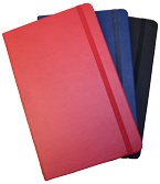 Colored faux leather journals