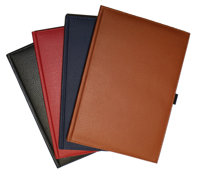 Large Pebble Grain UltraHyde Hardcover Journals with Pen Loops