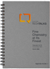 custom notebooks with a gray die cut cover over a full color top sheet