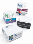 non-sticky half-size cube note pads