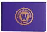 Custom purple vinyl autograph books
