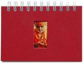 Red board die-cut prayer journals