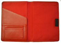 red leather classic journal iinside