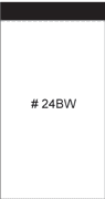 2 1/4 x 4 1/4 white blank pads