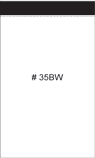 3 x 5 white blank pads